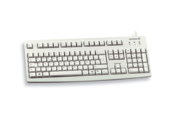 CHERRY G83-6105 - Tastatur - USB - Deutsch - Grau