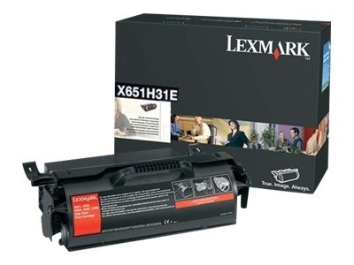 Lexmark Toner X651H31E schwarz 25.000 Seiten 1 Stück