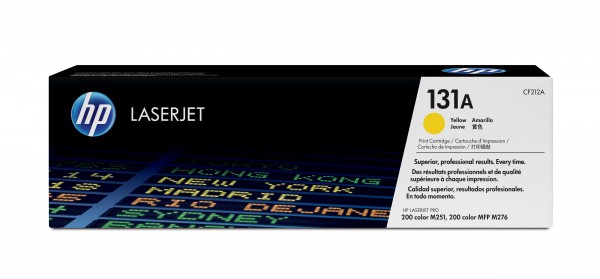 HP 131A - Gelb - Original - LaserJet - Tonerpatrone (CF212A) - für LaserJet Pro 200 M251n, 200 M251nw, MFP M276n, MFP M276nw