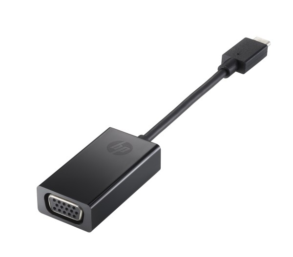 HP - Externer Videoadapter - USB Type-C - D-Sub - Schwarz - N9K76AA