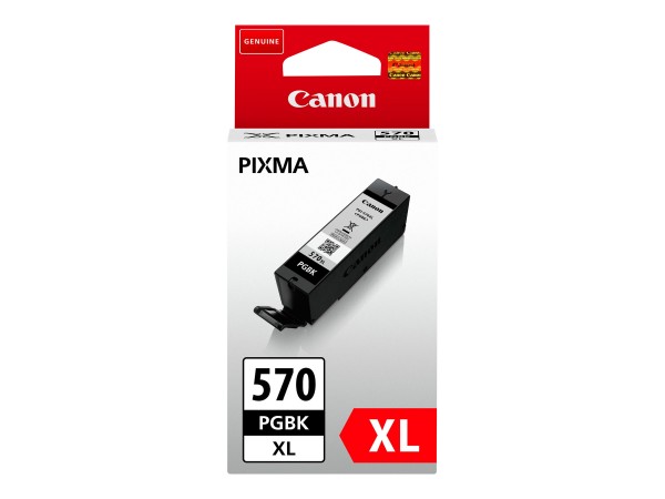 Canon Tinte 0318C006 PGI-570PGBK XL Schwarz 500 Seiten 22 ml pigmentiert Große Füllmenge 1 Stück