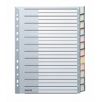 Leitz Register 12750000 DIN A5 12Blatt PP blanko