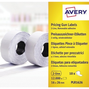 Avery Zweckform Endlosetikett PLR1626 16x26mm 12.000 St./Pack.