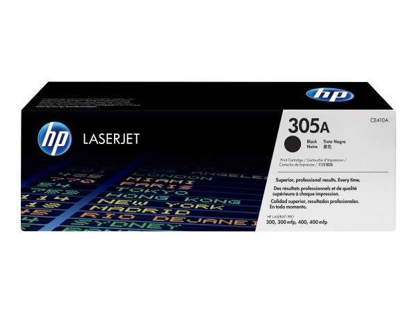 HP 305A - Schwarz - Original - LaserJet - Tonerpatrone (CE410A) - für LaserJet Pro 300 color M351a, 300 color MFP M375nw, 400 color M451, 400 color MFP M475