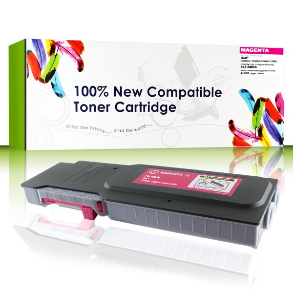Cartridgeweb Toner kompatibel zu Dell 593-BBBS VXCWK magenta 4.000 Seiten 1 Stück