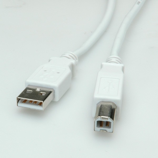 Value USB-Kabel 4-polig USB Typ A USB Typ B 11.99.8809 Abgeschirmtes mehradriges Kabel 80 cm