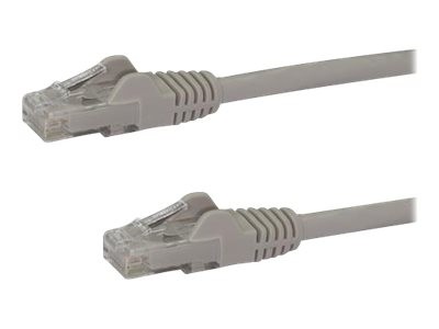 StarTech 1.5m CAT6 Ethernet Cable, 10 Gigabit Snagless RJ45 650MHz 100W PoE Patch Cord, CAT 6 10GbE UTP Network Cable w/Strain Relief, Grey, Fluke Tested/Wiring is UL Certified/TIA - Category 6 - 24AWG (N6PATC150CMGR) - Patch-Kabel - RJ-45 (M) zu RJ-45 (M) - 1.5 m - UTP - CAT 6 - ohne Haken - Grau