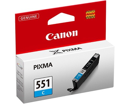Canon Tinte 6509B001 CLI-551 C Cyan 332 Seiten 7 ml 1 Stück