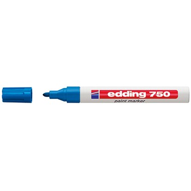 edding Lackmarker 750 4-750-9-010 2-4mm Rundspitze permanent h.blau