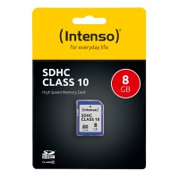 Intenso Class 10 - Flash-Speicherkarte - 8 GB - Class 10 - SDHC