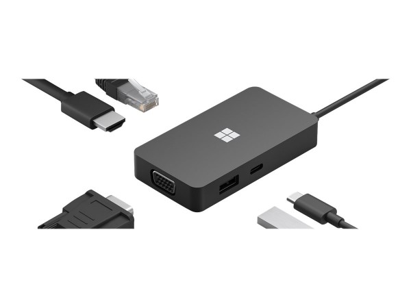 Microsoft USB-C Travel Hub - Docking Station 1E4-00002