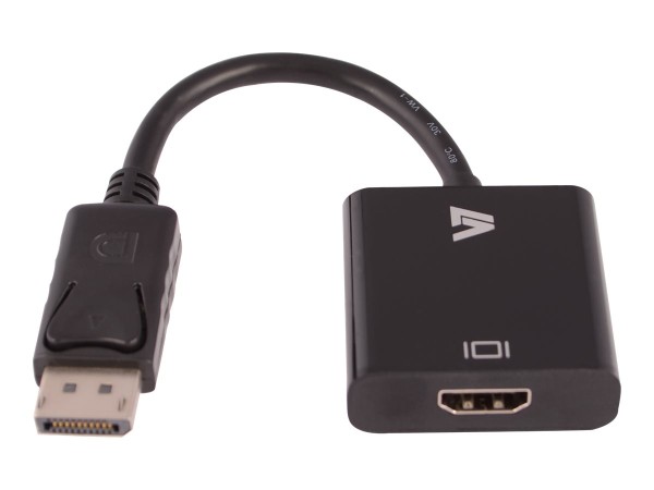 V7 - Videokabel - DisplayPort (M) bis HDMI (W) - Schwarz