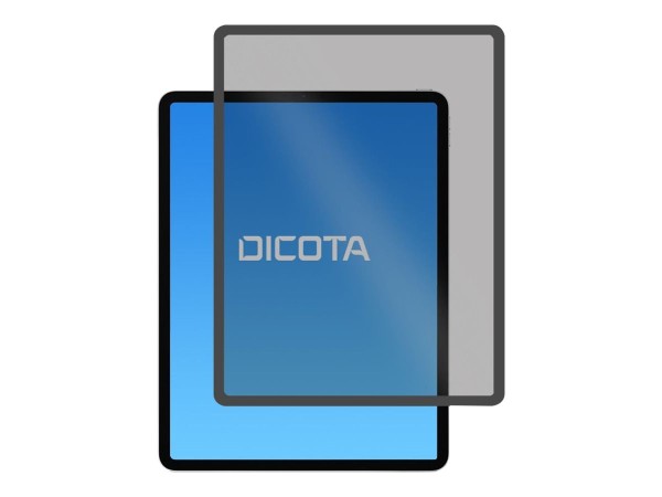 DICOTA Secret - Bildschirmschutz für Tablet - mit Sichtschutzfilter - 2-Wege - 12.9" - durchsichtig - für Apple 12.9-inch iPad Pro (3. Generation)