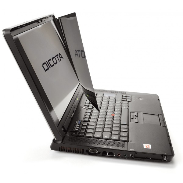 DICOTA - Blickschutzfilter für Notebook - 2-Wege - Halter/Klebepunkte - 31.75 cm wide (12,5" Diagonale) - Schwarz