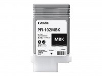 Canon PFI-102 MBK - 130 ml - mattschwarz - original - Tintenbehälter - für imagePROGRAF iPF510, iPF610, iPF650, iPF655, iPF750, iPF755, iPF760, iPF765, LP17, LP24