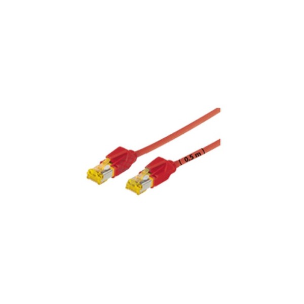 exertis Connect - Patch-Kabel - RJ-45 (M) zu RJ-45 (M) - 2 m - SFTP - CAT 6a - halogenfrei - Rot