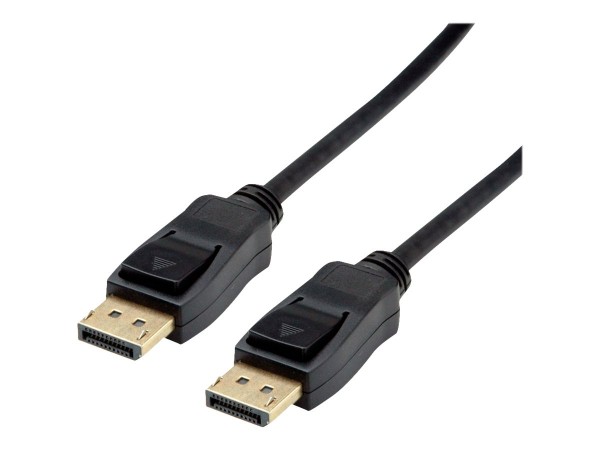 VALUE - DisplayPort-Kabel - DisplayPort (M) zu DisplayPort (M) - DisplayPort 1.4 - 5 m - unterstützt 8K UHD (7680 x 4320) - Schwarz