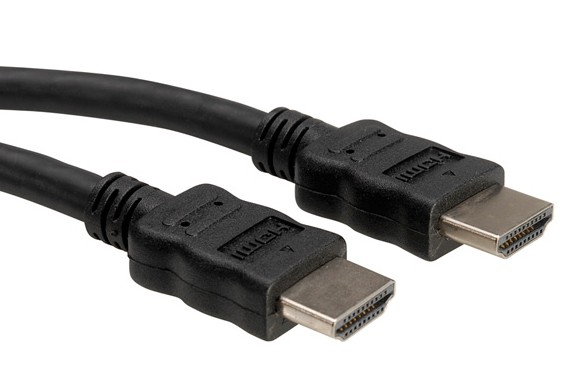 Roline HDMI High Speed Cable with Ethernet - HDMI-Kabel mit Ethernet - HDMI männlich zu HDMI männlich - 15 m - abgeschirmt - Schwarz