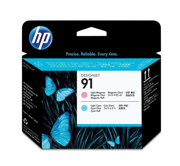 HP Druckkopf C9462A 91 hell magenta + hell cyan 1 Stück