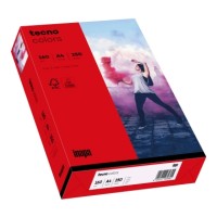 inapa tecno Kopierpapier Colors 2100011376 A4 160g int.rot 250Bl.