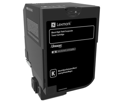 Lexmark Toner 84C2HKE schwarz 25.000 Seiten Große Füllmenge