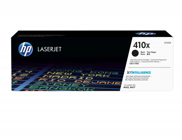 HP 410X - Hohe Ergiebigkeit - Schwarz - Original - LaserJet - Tonerpatrone (CF410X) - für Color LaserJet Pro M452, MFP M377, MFP M477