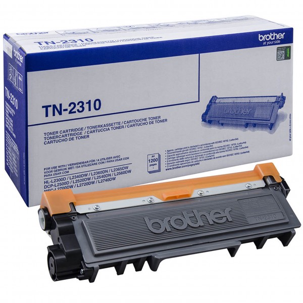 Brother TN2310 - Schwarz - Original - Tonerpatrone - für Brother DCP-L2500, L2520, L2560, HL-L2300, L2340, L2360, L2365, MFC-L2700, L2720, L2740