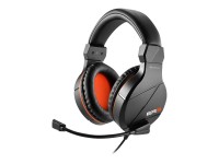 Sharkoon Rush ER3 - Headset - ohrumschließend - kabelgebunden - Schwarz/Orange