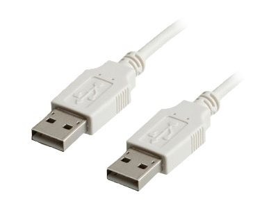 VALUE - USB-Kabel - USB (M) zu USB (M) - USB 2.0 - 80 cm - geformt - weiß