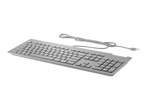 HP Business Slim - Tastatur - USB - Deutsch - Schwarz - für HP 260 G4, t540; EliteDesk 805 G6; Engage One Pro; ProDesk 40X G6; Workstation Z1 G6