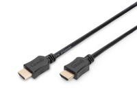 ASSMANN - HDMI mit Ethernetkabel - HDMI männlich bis HDMI männlich - 3 m - Dreifachisolierung - Schwarz