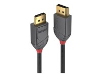 Lindy Anthra Line - DisplayPort-Kabel - DisplayPort (M) bis DisplayPort (M) - DisplayPort 1.4 - 3 m - rund - Schwarz