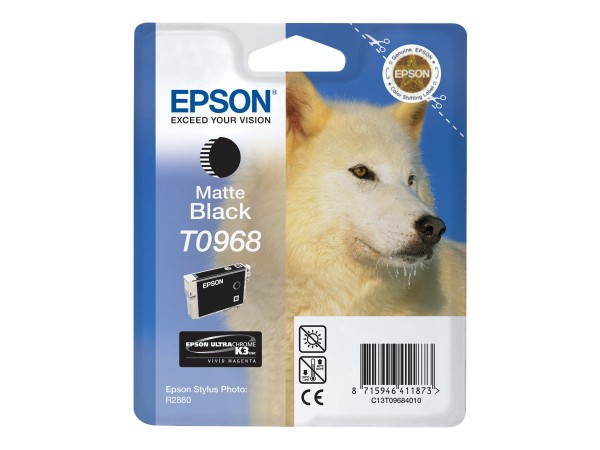 Epson Tinte C13T09684010 T0968 Mattschwarz 495 Seiten 11,4 ml 1 Stück