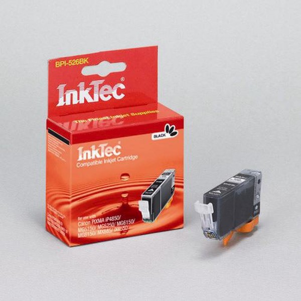 InkTec Tinte kompatibel zu Canon 4540B001 CLI-526 BK schwarz 520 Seiten 9 ml 1 Stück
