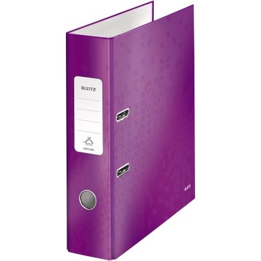 Leitz Ordner WOW 10050062 DIN A4 80mm Pappe violett