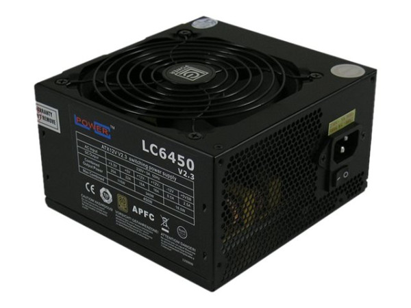 LC Power Super Silent Series - Netzteil (intern) ATX12V 2.3 80 PLUS Bronze - 450 Watt - LC6450V2.3