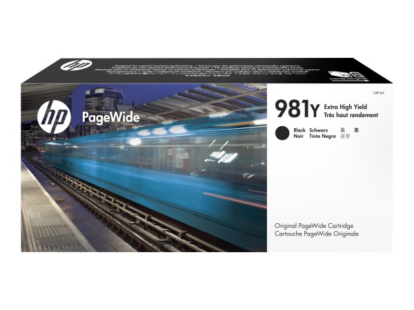 HP 981Y - 343.5 ml - Besonders hohe Ergiebigkeit - Schwarz - Original - PageWide - Tintenpatrone - für PageWide Enterprise Color MFP 586; PageWide Managed Color E55650