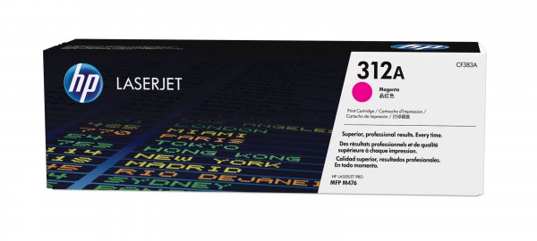 HP 312A - Magenta - Original - LaserJet - Tonerpatrone (CF383A) - für Color LaserJet Pro MFP M476dn, MFP M476dw, MFP M476nw