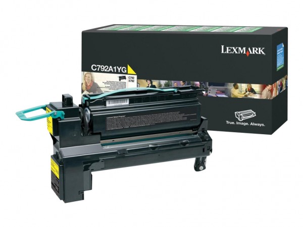 Lexmark Toner C792A1YG gelb 6.000 Seiten 1 Stück