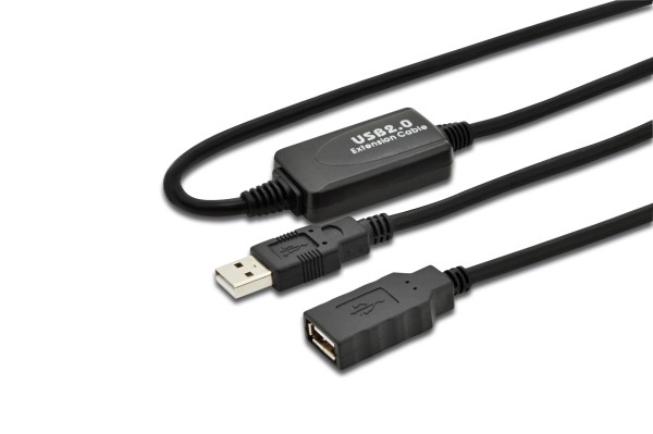 DIGITUS DA-73100-1 - USB-Verlängerungskabel - USB (W) bis USB (M) - USB 2.0 - 10 m