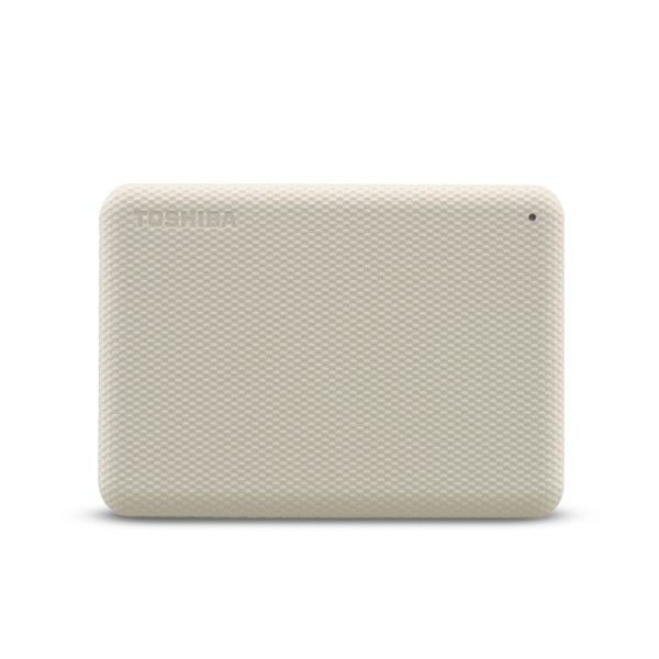 Toshiba Canvio Advance - Festplatte - 4 TB - extern (tragbar) - 2.5" (6.4 cm) - USB 3.2 Gen 1 - hellbeige