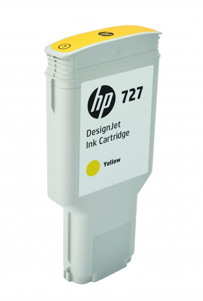HP 727 - 300 ml - mit hoher Kapazität - Gelb - Original - DesignJet - Tintenpatrone - für DesignJet T1500, T1530, T2500, T2530, T920, T930