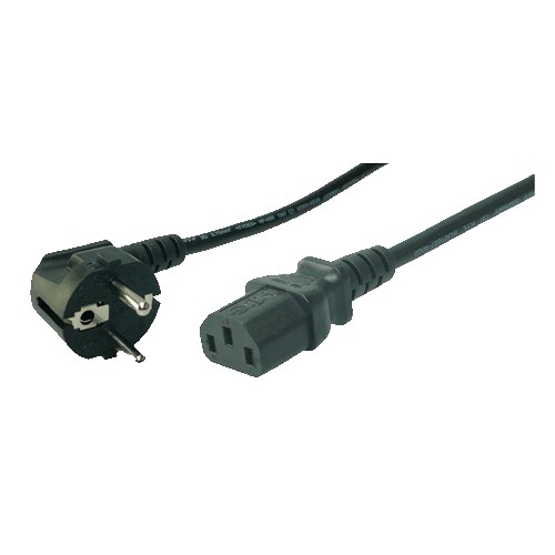 LogiLink Stromkabel Netzstecker IEC 320 EN 60320 C13 Stromversorgung CEE 7/7 (SCHUKO) CP095 3.00 m