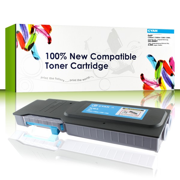 Cartridgeweb Toner kompatibel zu Dell 593-BBBT 488NH cyan 4.000 Seiten 1 Stück