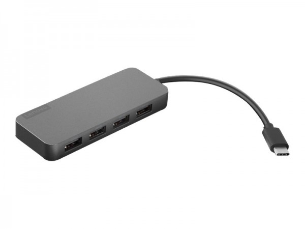 Lenovo USB-C to 4 Port USB-A Hub - Hub - 4 x SuperSpeed USB 3.0 + 1 x USB-C - 4X90X21427