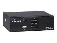 Argus KVM AS-21HA - KVM-/Audio-Switch - 2 x KVM/Audio - Desktop