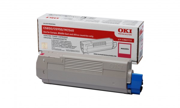 Oki Toner 43865722 magenta 6.000 Seiten