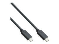 InLine USB-Kabel - USB-C (M) bis USB-C (M) - 5 m USB 3.2 Gen 2 - Schwarz - 35705A