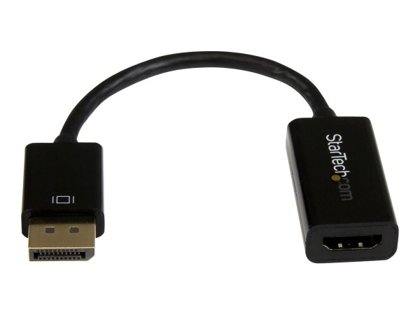 StarTech DisplayPort auf HDMI 4k @ 30Hz Adapter - DP 1.2 zu HDMI Video und Audio aktiv Konverter 1080p @ 60Hz für Computer / Laptop - Videokonverter - DisplayPort - HDMI - für P/N: TB3CDK2DP, TB3CDK2DPUE, TB3DK2DHV, TB3DK2DHVUE, TB3DK2DPM2, TB3DKM2DP, TB3DKM2DPL