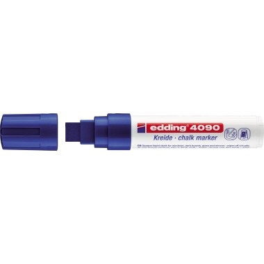 edding Kreidemarker 4090 4-4090003 4-15mm Keilspitze blau